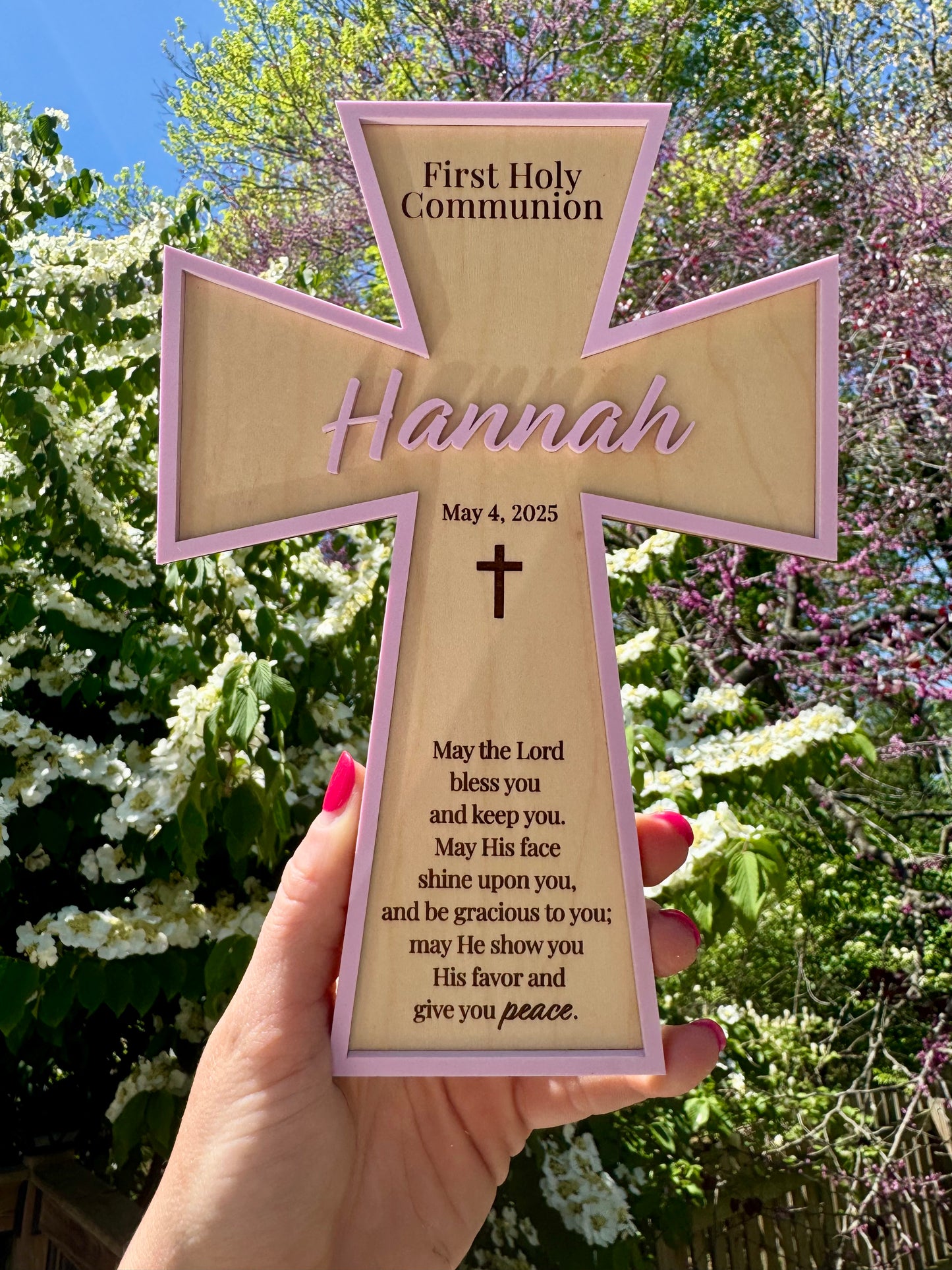 Personalized First Holy Communion Cross