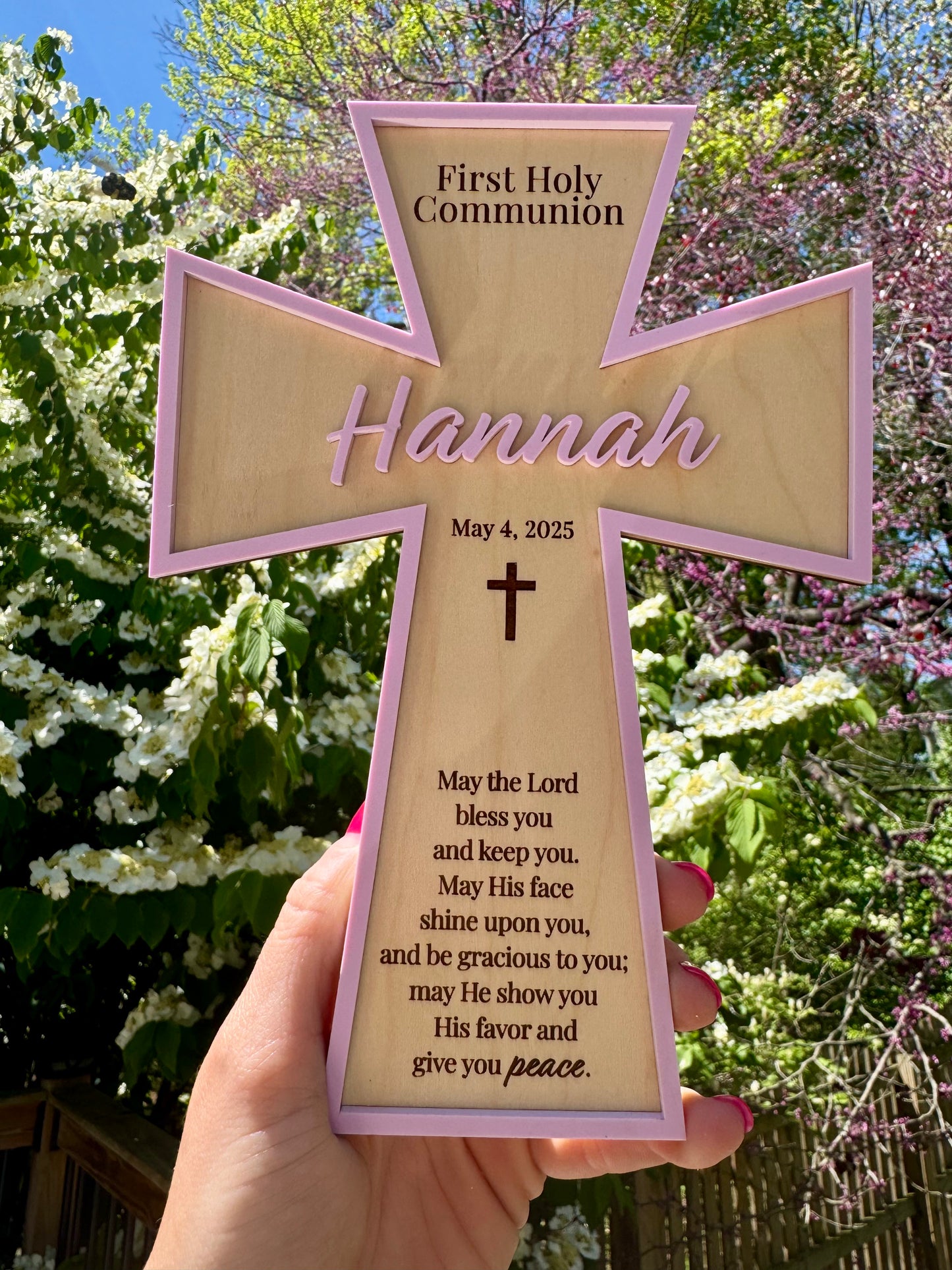 Personalized First Holy Communion Cross