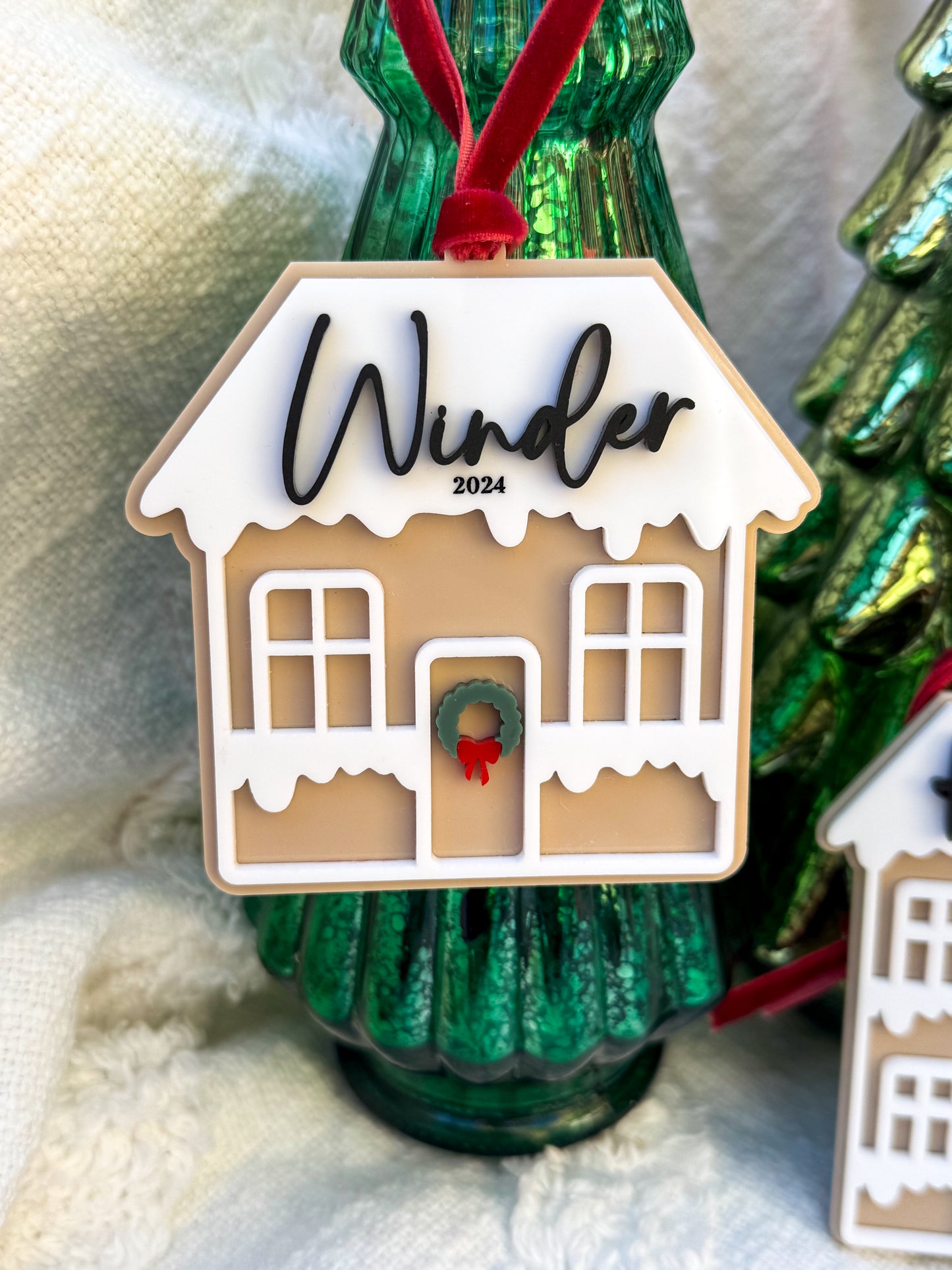 Personalized Gingerbread House Ornament