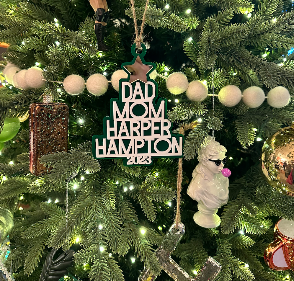 Family Christmas Tree Ornament