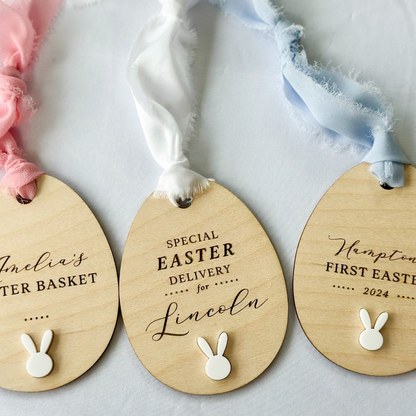 Personalized/Baby First Easter Basket Tag