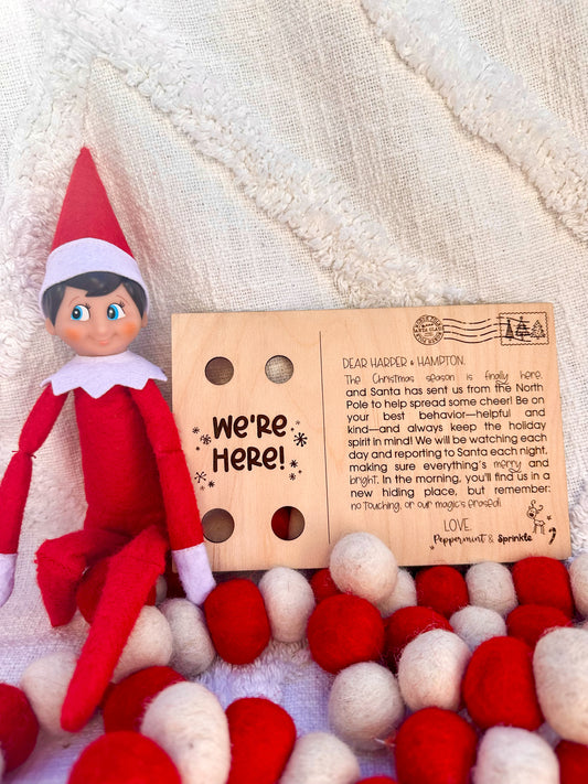 Elf Postcard with Personalization