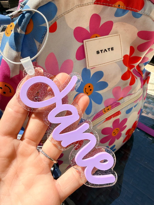 Personalized Backpack Name Tag