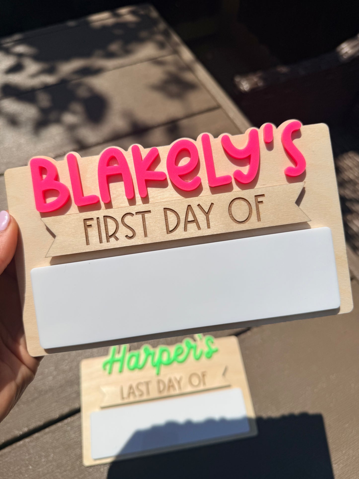 SMALL First Day of School Sign