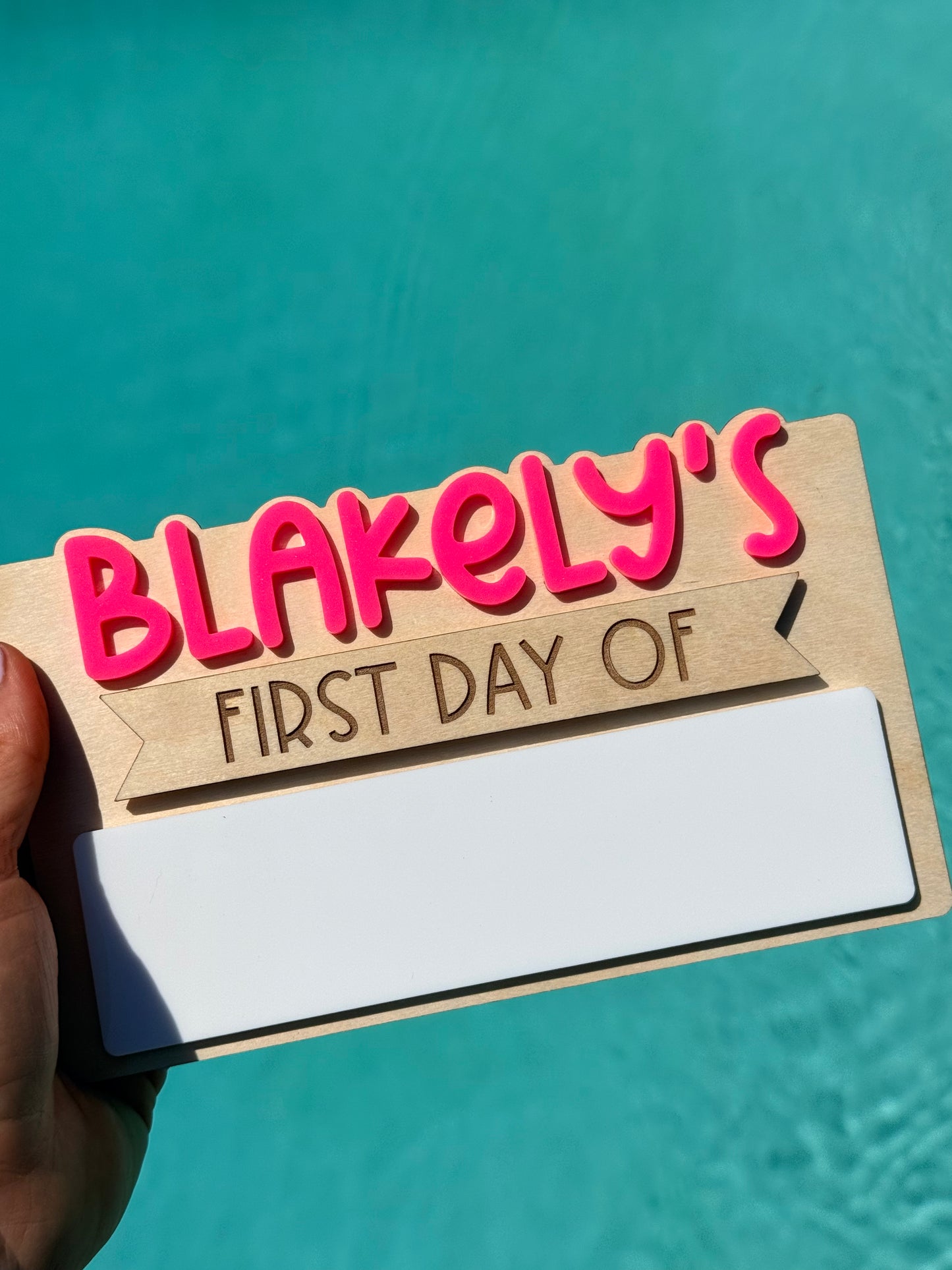 SMALL First Day of School Sign