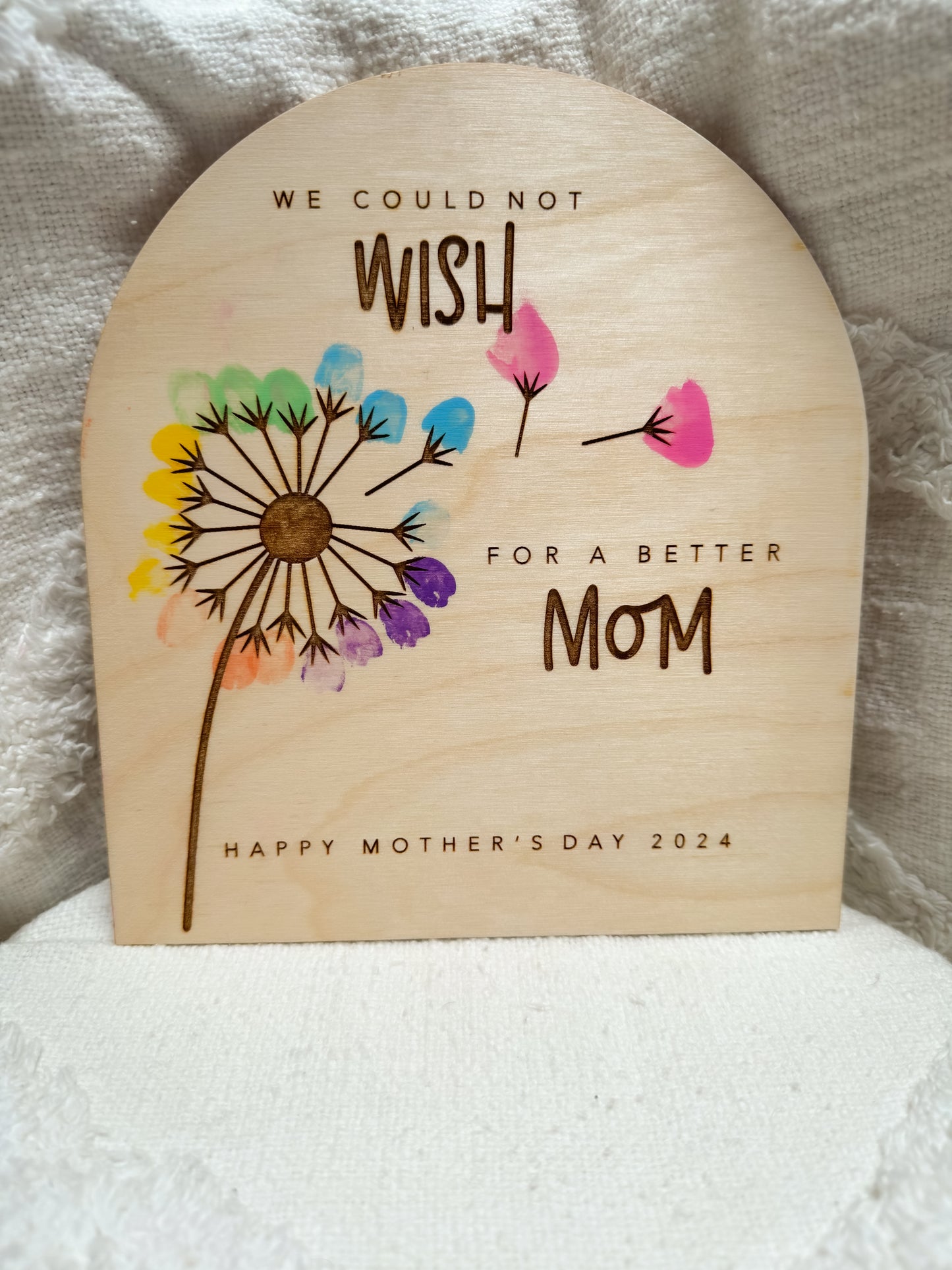 Dandelion Mother's Day DIY Sign