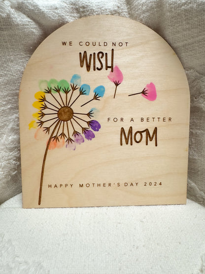 Dandelion Mother's Day DIY Sign