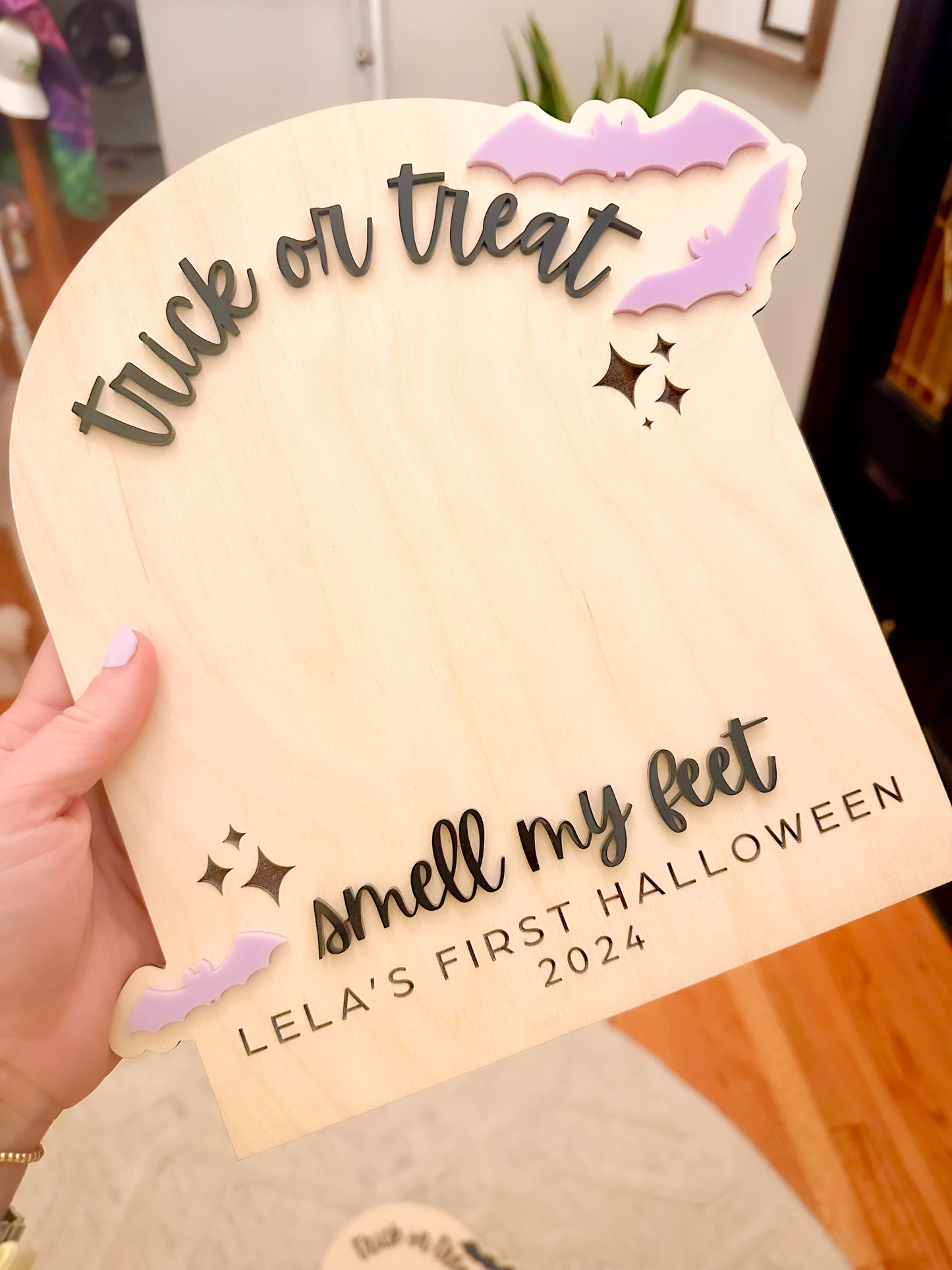 Baby's First Halloween DIY Sign