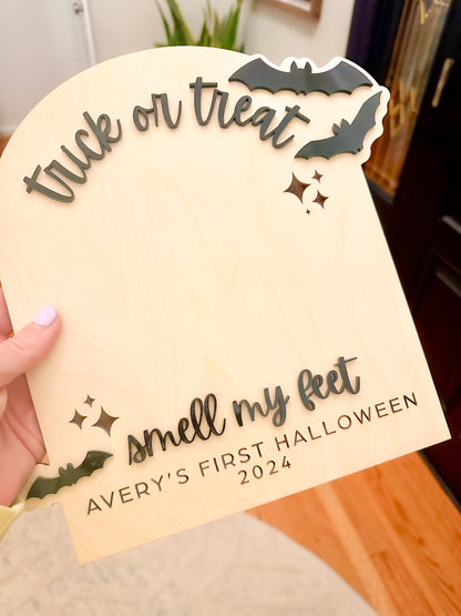 Baby's First Halloween DIY Sign