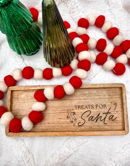 "Treats for Santa" Tray