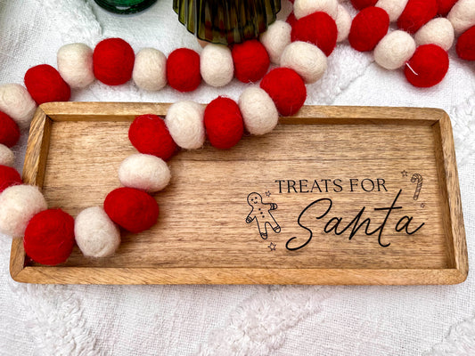 "Treats for Santa" Tray