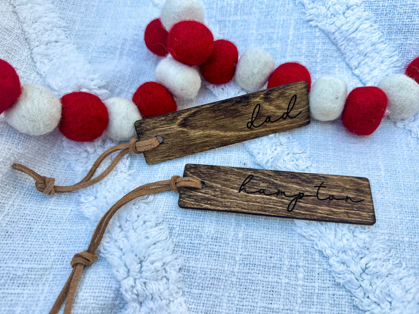 Simple Wooden Stocking Tag