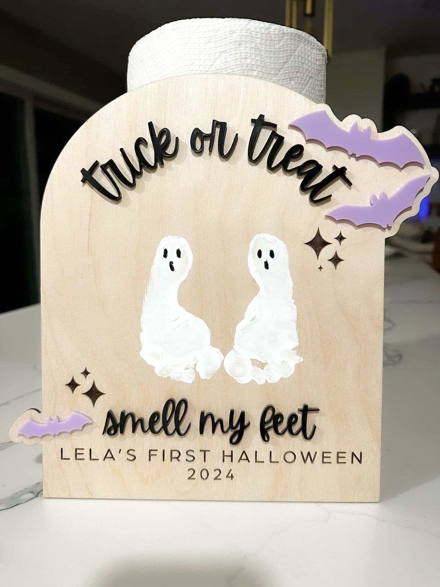 Baby's First Halloween DIY Sign