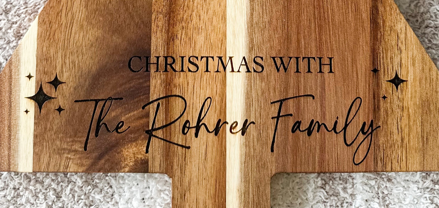 Engraved Holiday Cutting Boards