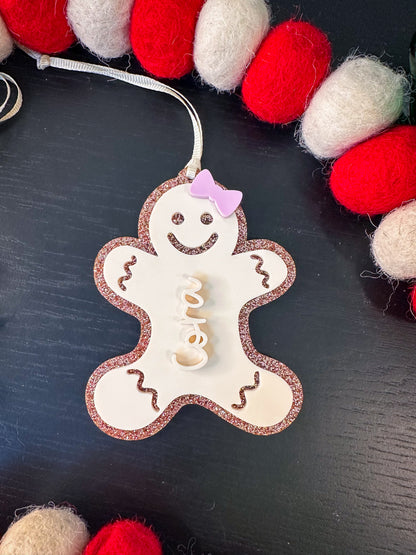 Gingerbread Gift/Stocking Tag (Girl)