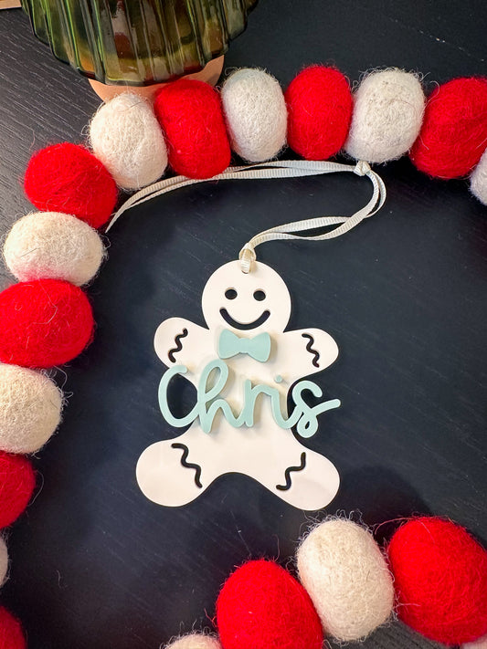 Gingerbread Gift/Stocking Tag (Boy)