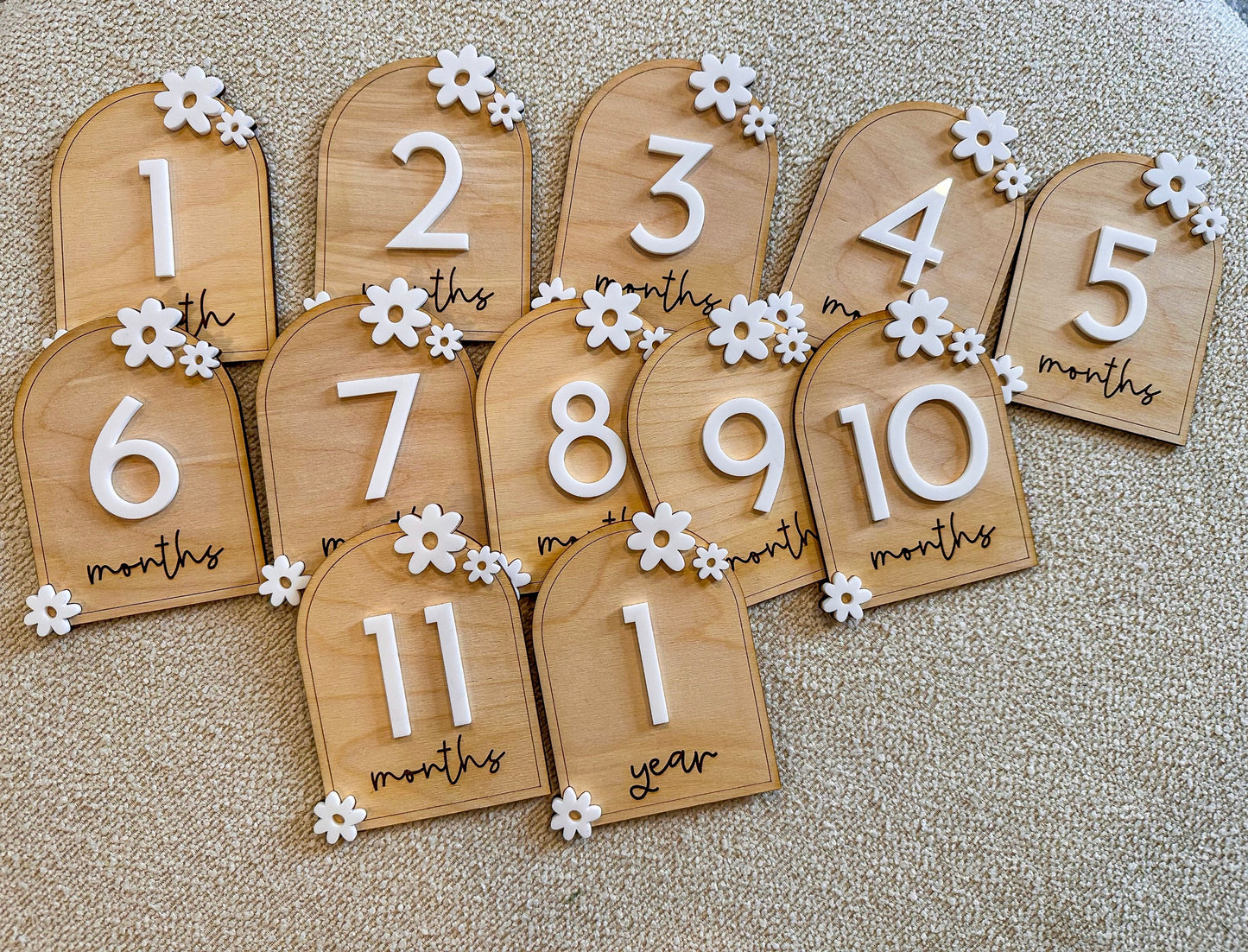 Baby Girl Milestone Markers